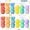 24 Pcs Easter Sidewalk Chalk Set, Easter Eggs Bunny Chicken Gifts for Boys Girls Kids Toddlers for Basket Stuffers Fillers Party Favors